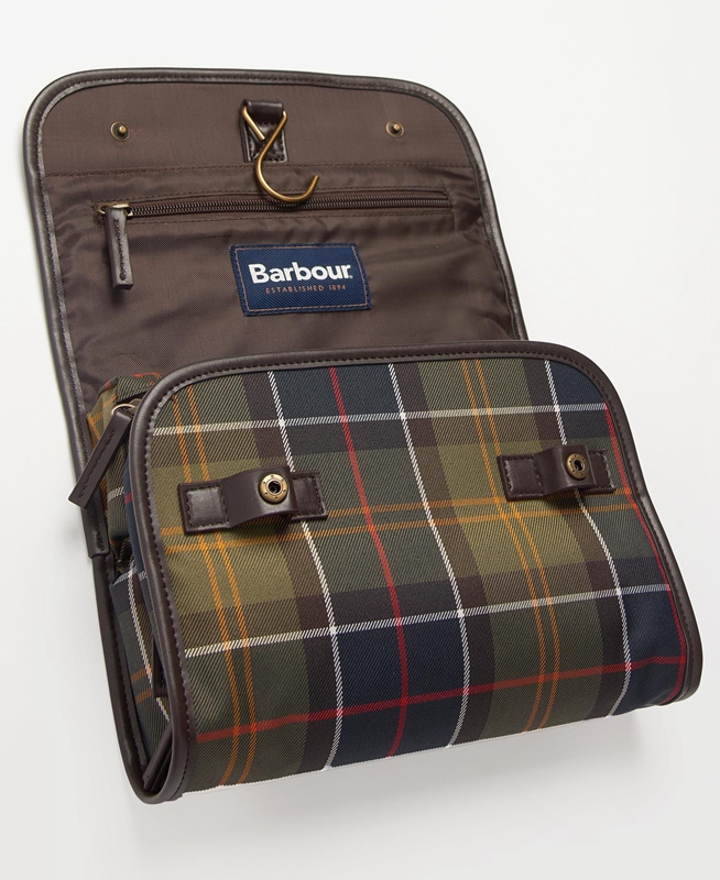 Barbour Tartan Hanging Washbag Tasche Herren Mehrfarbig | PBKUYD-976