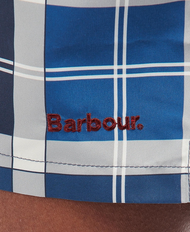 Barbour Tartan Swim Hose Herren Navy | IBNGFR-432