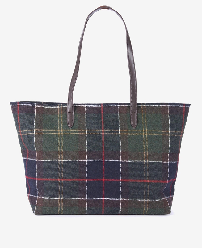 Barbour Tasche Witford Tartan Tote Tasche Damen Mehrfarbig | RCPOHB-452