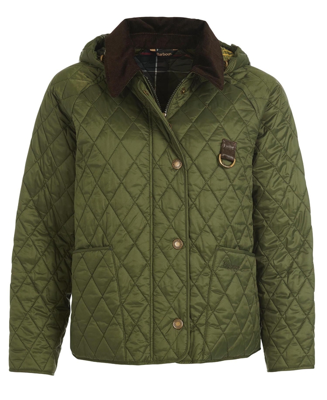 Barbour Tobymory Steppjacke Damen Grün | QBTIXL-259