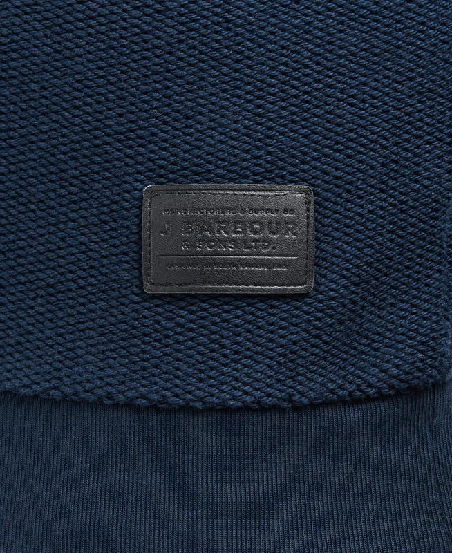 Barbour Wear Half Zip Sweatshirts Herren Navy | CVBJEG-309