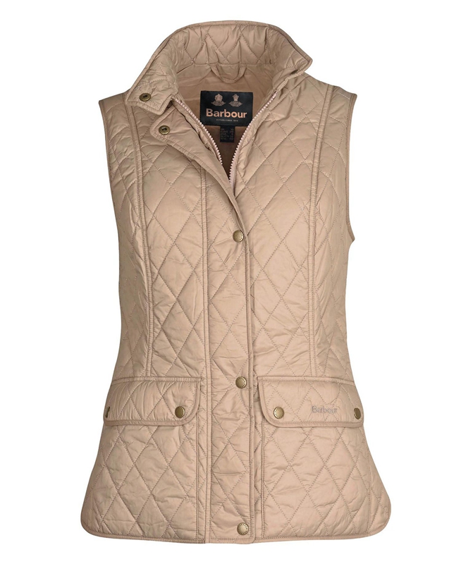 Barbour Weste Otterburn Weste Damen Beige | XTFMNU-298