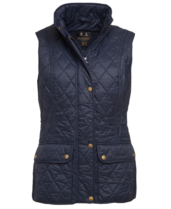 Barbour Weste Otterburn Weste Damen Navy | PHMGZU-478