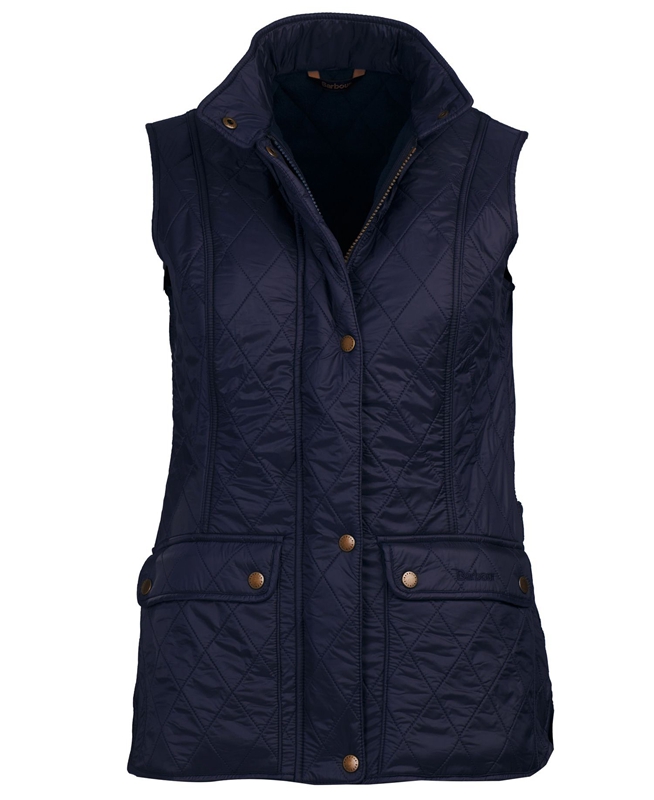 Barbour Weste Wray Weste Damen Blau | IEUSDC-782