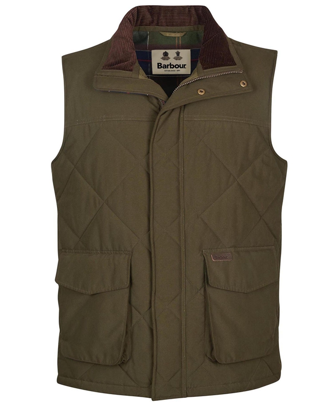 Barbour Winterdale Weste Herren Olivgrün | BLMRKW-082