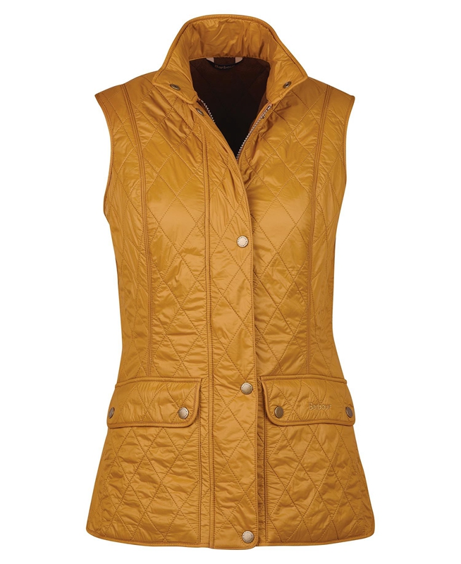 Barbour Wray Weste Damen Orange | RLUYVQ-745