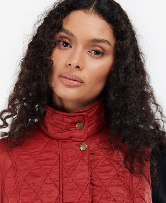 Barbour Wray Weste Damen Rot | SUXJCE-618