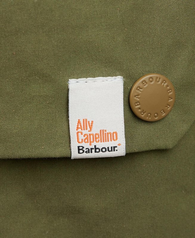 Barbour x Ally Capellino Back Freizeitjacken Herren Olivgrün | IPAQRK-439